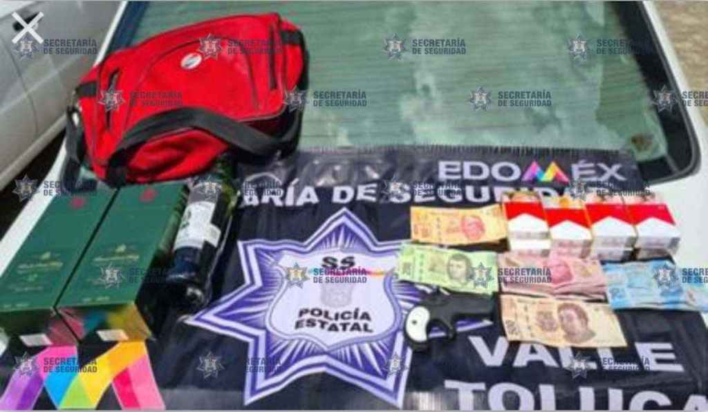 Policías aprehenden a sujeto relacionado con 40 robos a tiendas de conveniencia en el Valle de Toluca. Noticias en tiempo real